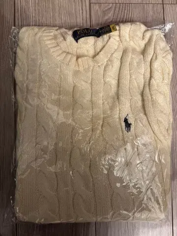 랄프 로렌 니트 화이트 M 사이즈