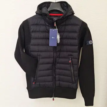 G-STAGE 후드 부착 다운 자켓 블랙 다운 90% 페더 10%