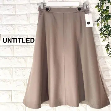새상품 UNTITLED 플레어 스커트 현행 택 언타이틀 스커트 가을/겨울