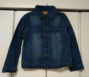 데님 자켓 버튼 프론트 사이드 포켓