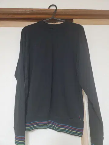 폴 스미스 블랙 긴팔 트레이닝복 컬러풀 스트라이프