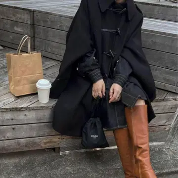 [ 새상품급 ] willfully  토글 코트 더플 울 코트