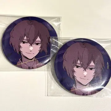 다자이 오사무 문호 스트레이독스 영 에이스 부록 캔뱃지 2종 세트