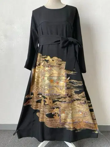 3210 기모노 전통 예복 기모노 리메이크 드레스 원피스