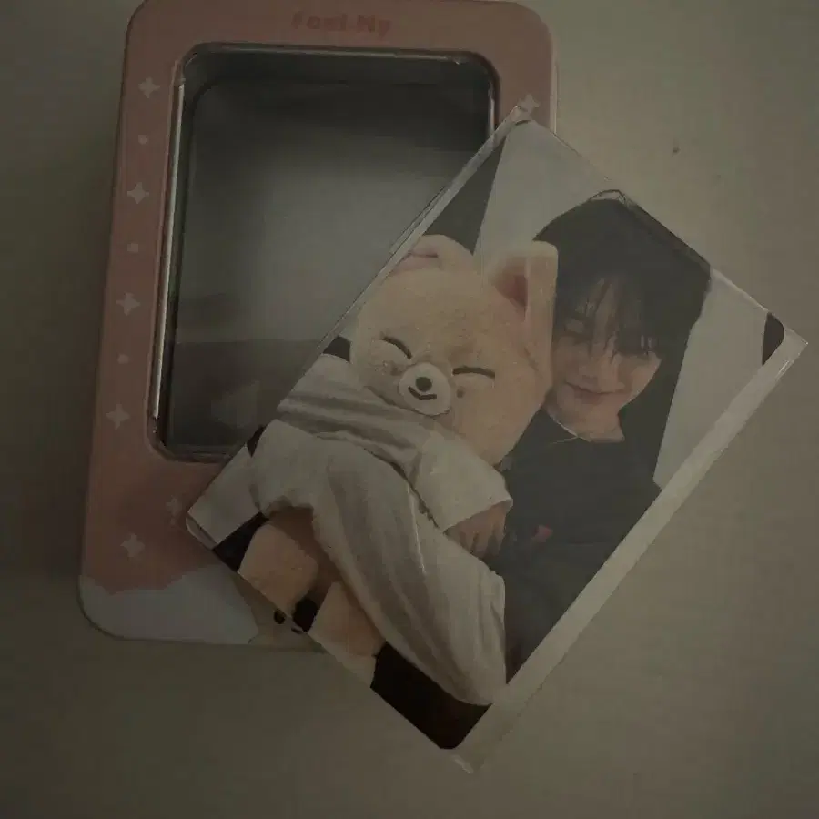 Stray Kids tin case, photocard