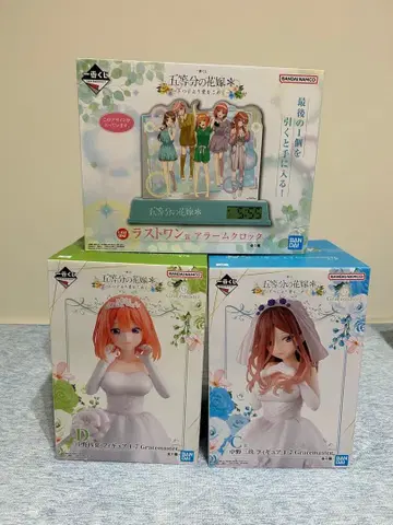 5등분의 신부 제일복권 나카노 미쿠 피규어 라스트 원 세트
