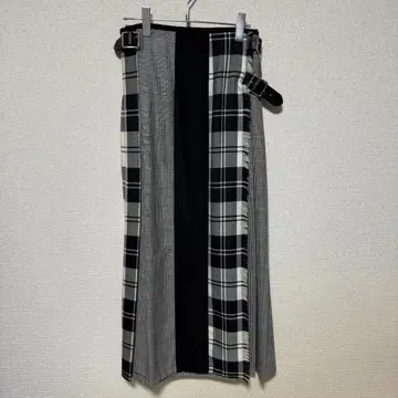 O'NEIL of DUBLIN 롱 스커트 플리츠 블랙 벨트