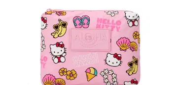 [ 특별 한정품 ] 알로하 컬렉션 헬로키티 콜라보 파우치 S