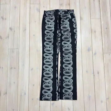 HYSTERIC GLAMOUR 뱀 패턴 팬츠 S