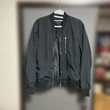 H&M MA-1 자켓 블랙