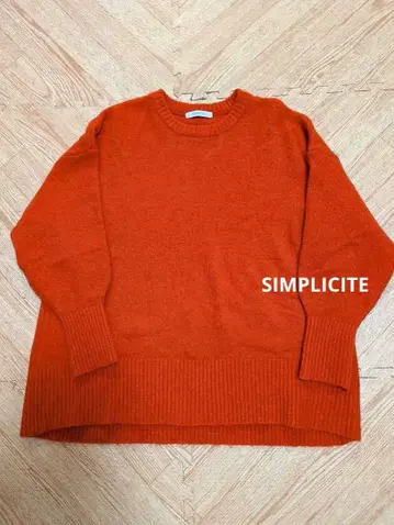 SIMPLICITE 폭스 혼방 크루넥 풀오버 B.C STOCK