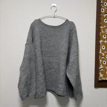 LAVEANGE 그레이 라메 니트