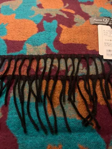 Pierre Quioc 멀티 컬러 스톨 (고양이)