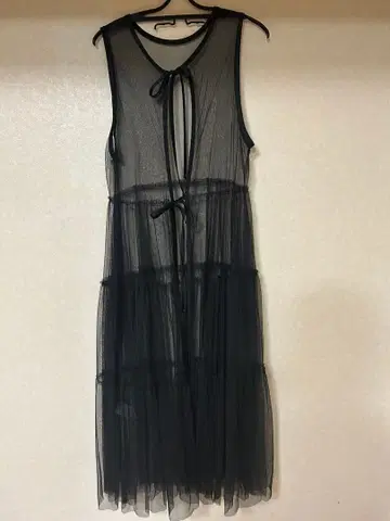 사만사 모스모스 Samansa Mos2 튤 슬리브리스 롱 원피스