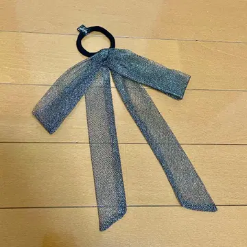 제니퍼 오렛 튤 리본 머리끈