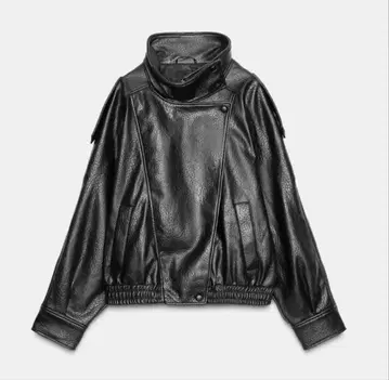 ZARA 페이크 가죽 자켓 xs