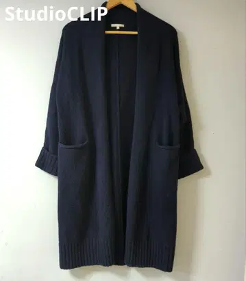 스튜디오 클립  니트 롱 가디건 M