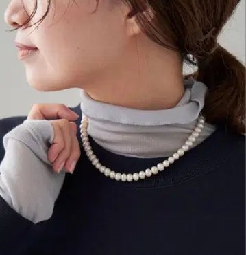 [ 미사용 새상품 ] 풀펄 담수 진주 목걸이