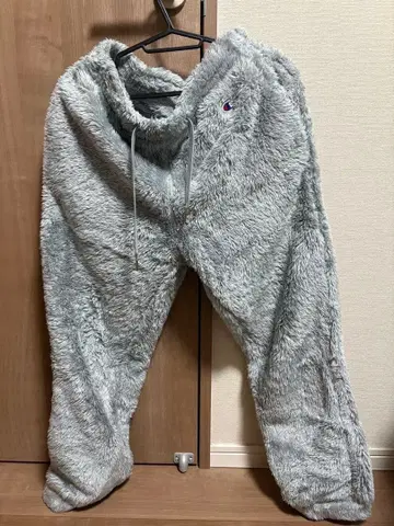 Champion 플리스 팬츠 그레이