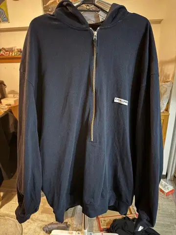 CAHLUMN 네이비 집업 후드티 XL