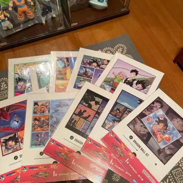 드래곤볼 제일복권 클리어 포스터 10장 세트