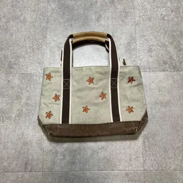 최저가 엘엘빈 불가사리 토트백 베이지 브라운 좋은 사이즈