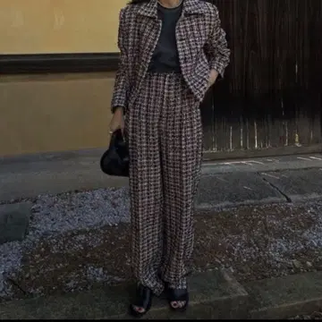 AMERI PLAYFUL TWEED PANTS