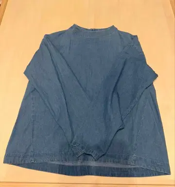 데님 블루 풀오버 셔츠 M-L