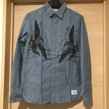 CRIMIE 이글 프린트 셔츠 S