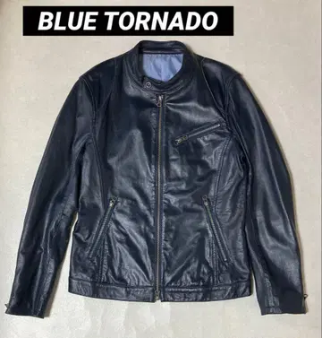 BLUE TORNADO 라이더 자켓 양가죽