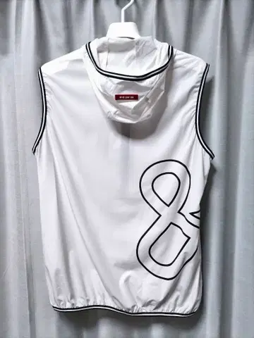 앤퍼시 스트레치 베스트 후디 화이트