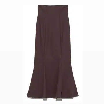snidel 다크 브라운 플레어 스커트 롱 가을/겨울