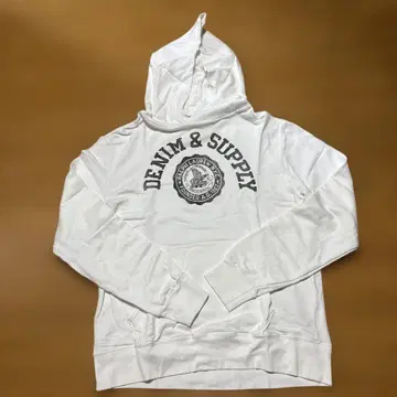 데님 & 서플라이 화이트 후드티 L