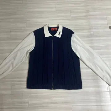 [ BoTTT ] Zip Up Polo NAVY BOTT TTTMSW
