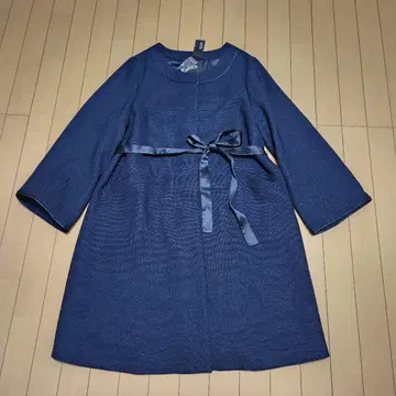 빅 사이즈 DELICE 노카라 코트 포멀