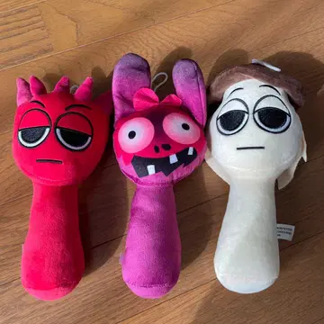 스플란키 봉제 인형 3체 세트