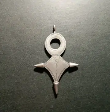 레어 투아레그족 목걸이 탑 모로코 아프리카 펜던트 탑