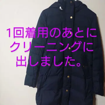 메루카리 택배 클리닝 완료 세련된 탈부착 가능한 후드 달린 코트 9호