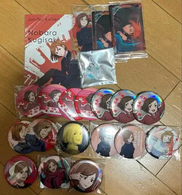 주술회전 쿠기사키 노바라 캔뱃지 묶음 판매