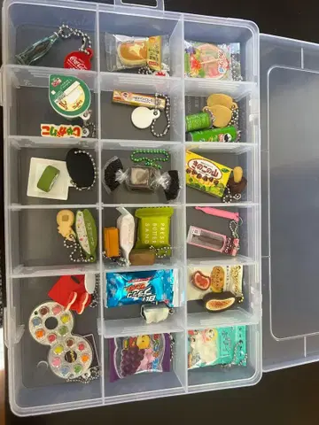 미니어처 식품 캡슐 토이 세트