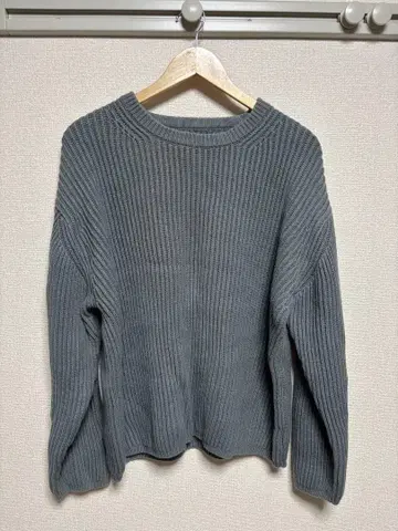 LAATO 그레이 니트 스웨터 프리 사이즈