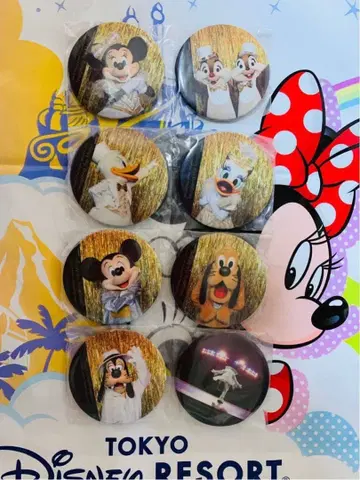 새상품 원맨즈 드림 원맨 실사 미키 미니 데이지 캔뱃지