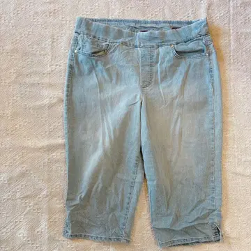 [ 14 ] Avery 카프리 팬츠 라이트 블루 하프 팬츠 데님 청바지