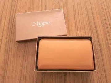 크게 열리는 동전 지갑 천연 가죽 라운드 지퍼 지갑