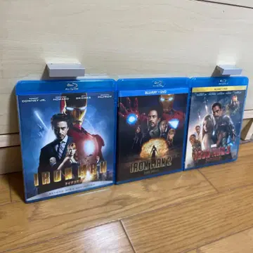 아이언맨 1.2.3 블루레이 전 3작품 세트 Blu-ray