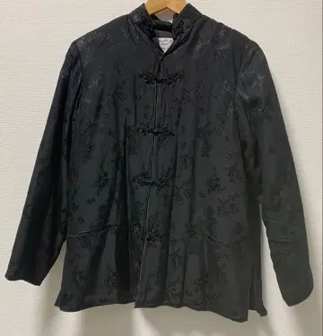 Double Horse 차이나 자켓 충전솜 M 블랙