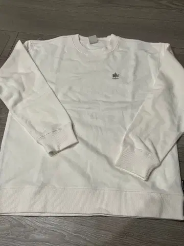 LOGOS 크루넥 긴팔 맨투맨 화이트