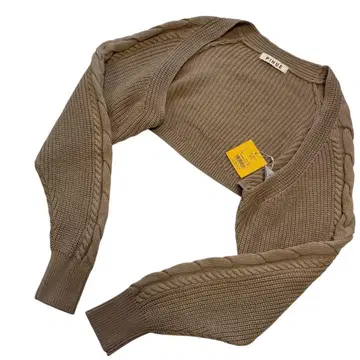 [ 미사용 새상품 ] PINUE 피누에 베이지 니트 가디건 F