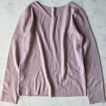 리브 드와 총침 2WAY 니트 로즈 더스티 핑크 스웨터