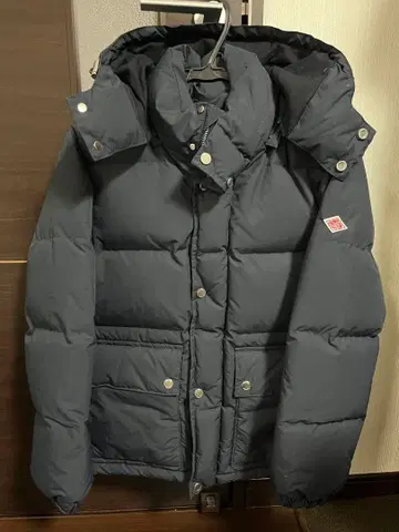 단톤 다운 코트 여성용 네이비